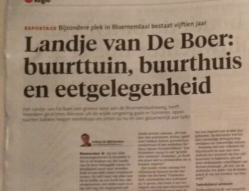 Het Landje in de pers: 14 december in het Haarlems Dagblad